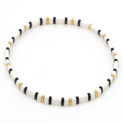 Handwoven Glass Bead Ethnic Bracelet
