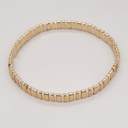 Handwoven Glass Bead Ethnic Bracelet
