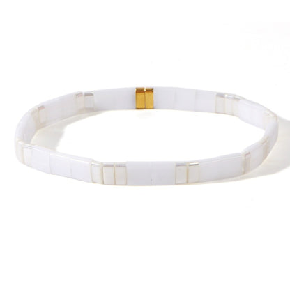 Handwoven Glass Bead Ethnic Bracelet