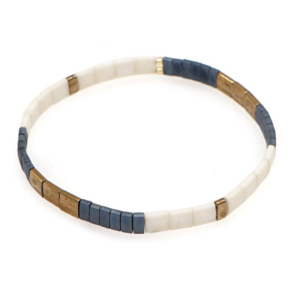 Handwoven Glass Bead Ethnic Bracelet