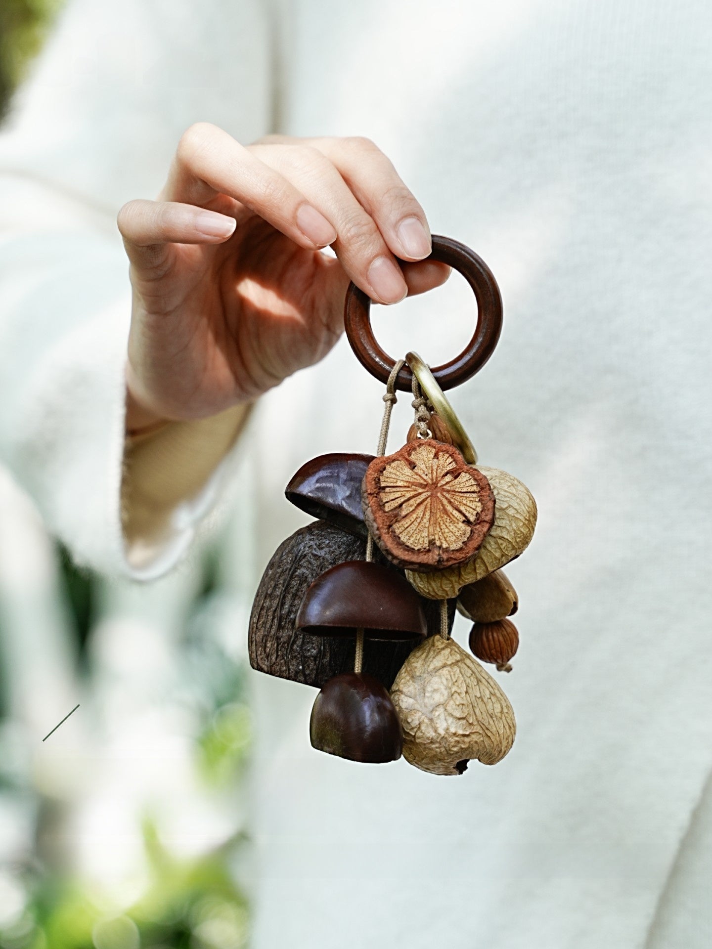 Handwoven hanging bell