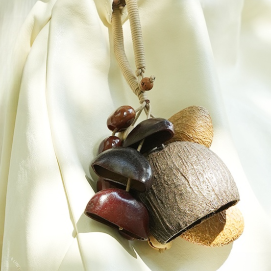 Handwoven hanging bell