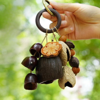 Handwoven hanging bell