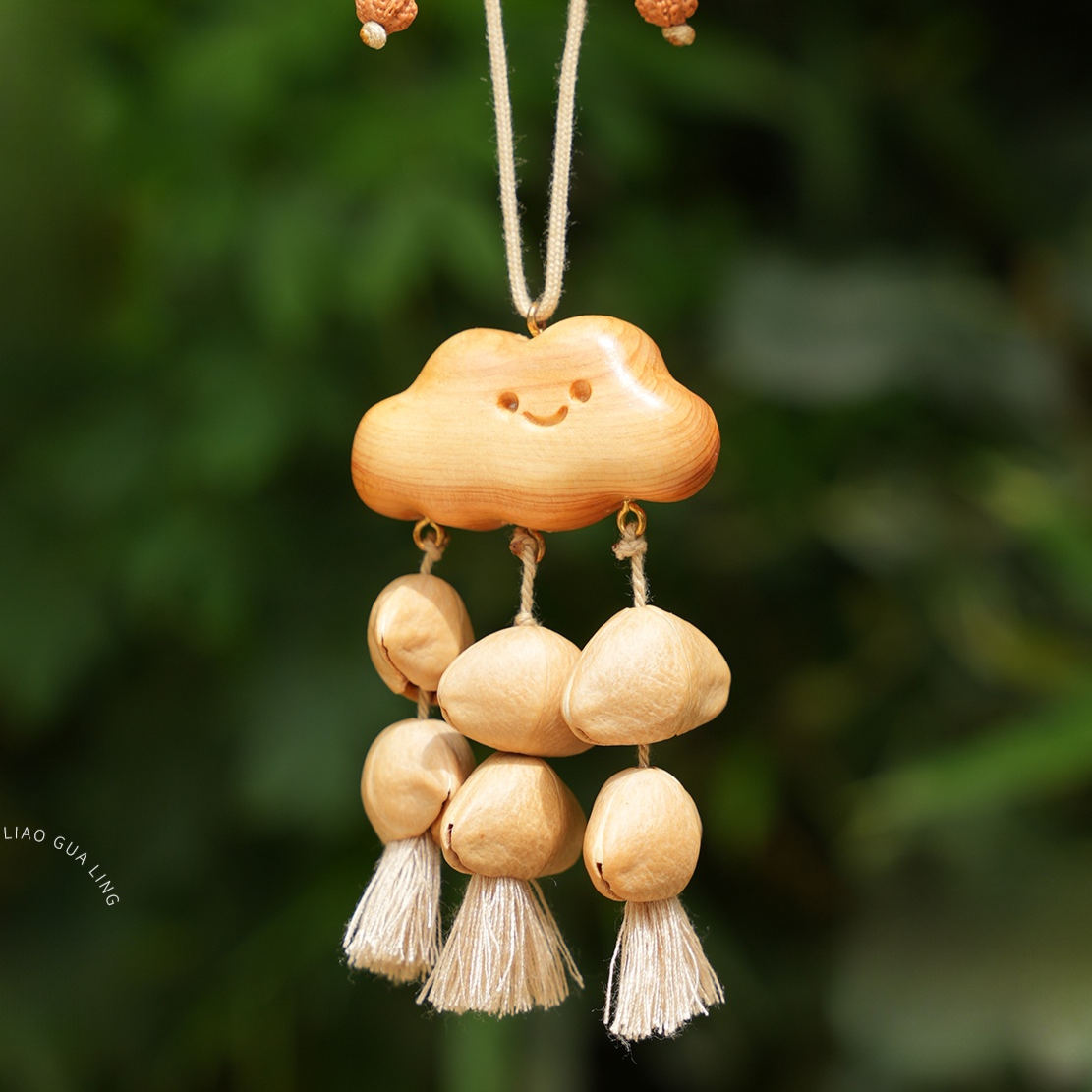 Handwoven hanging bell