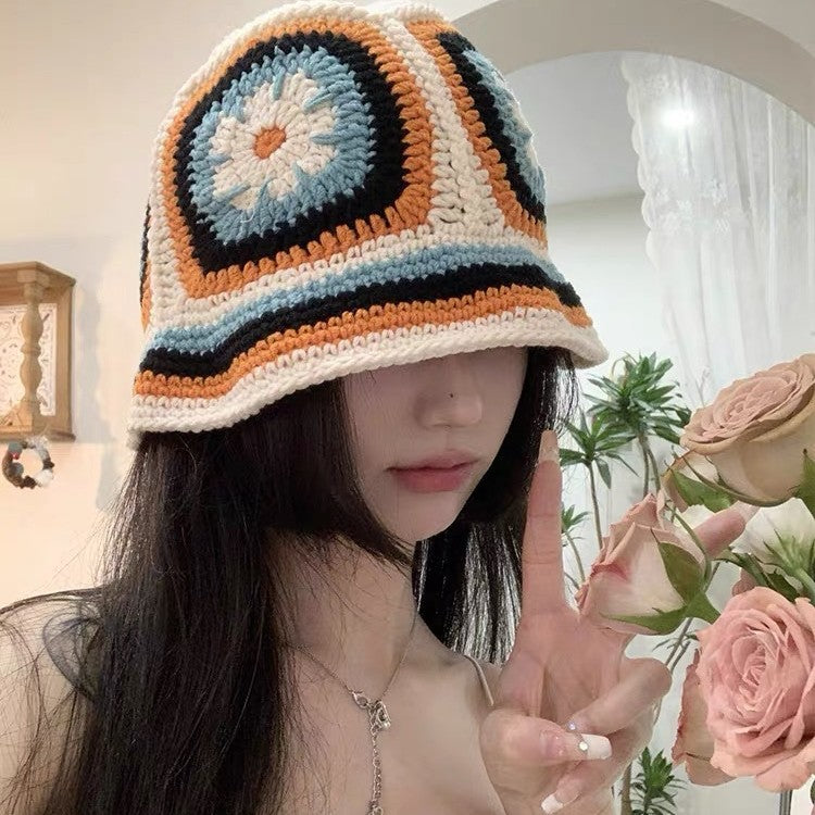 Handwoven Hollow Cotton Fisherman Hat