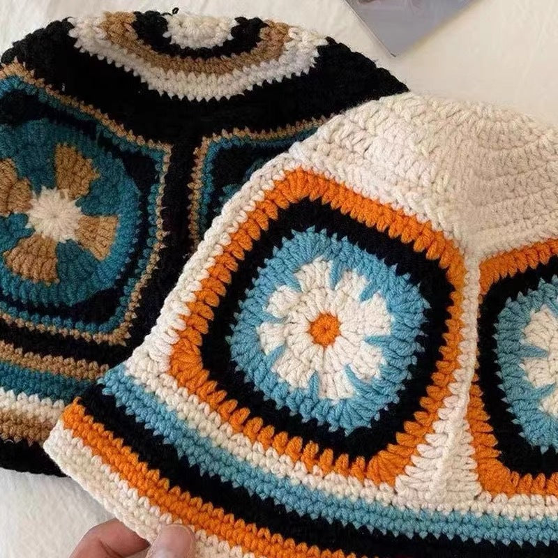 Handwoven Hollow Cotton Fisherman Hat