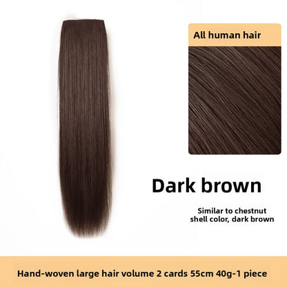 Handwoven Human Hair Extension Pieces