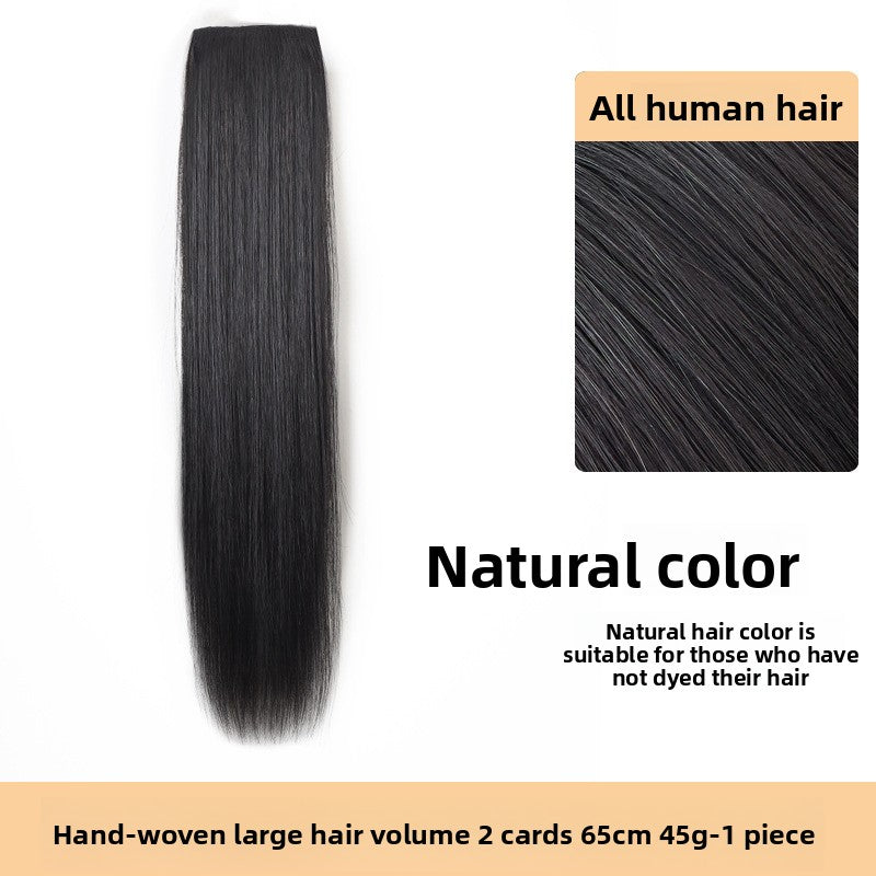 Handwoven Human Hair Extension Pieces
