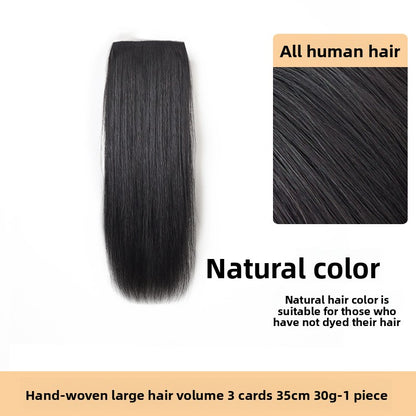Handwoven Human Hair Extension Pieces