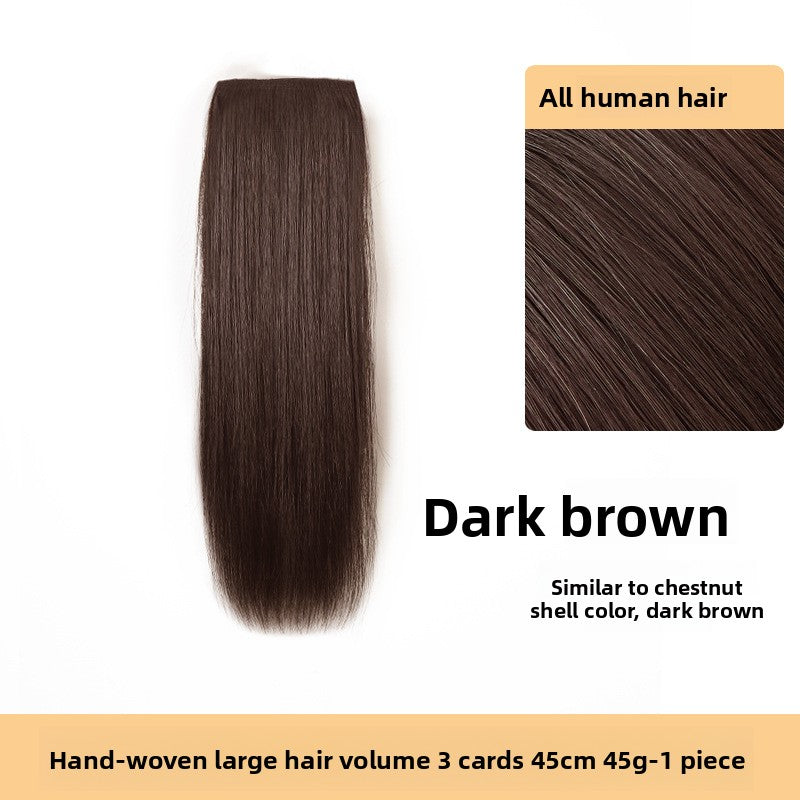 Handwoven Human Hair Extension Pieces