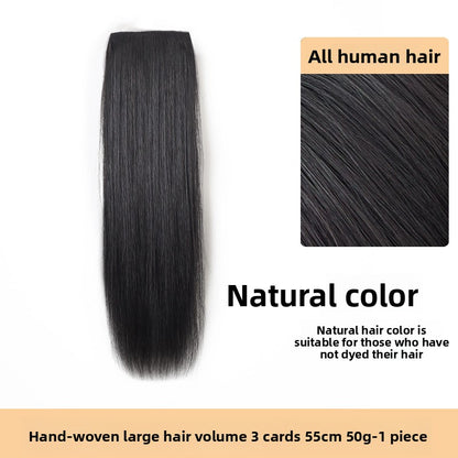 Handwoven Human Hair Extension Pieces