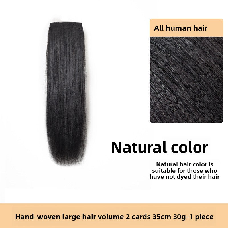 Handwoven Human Hair Extension Pieces