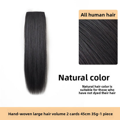Handwoven Human Hair Extension Pieces