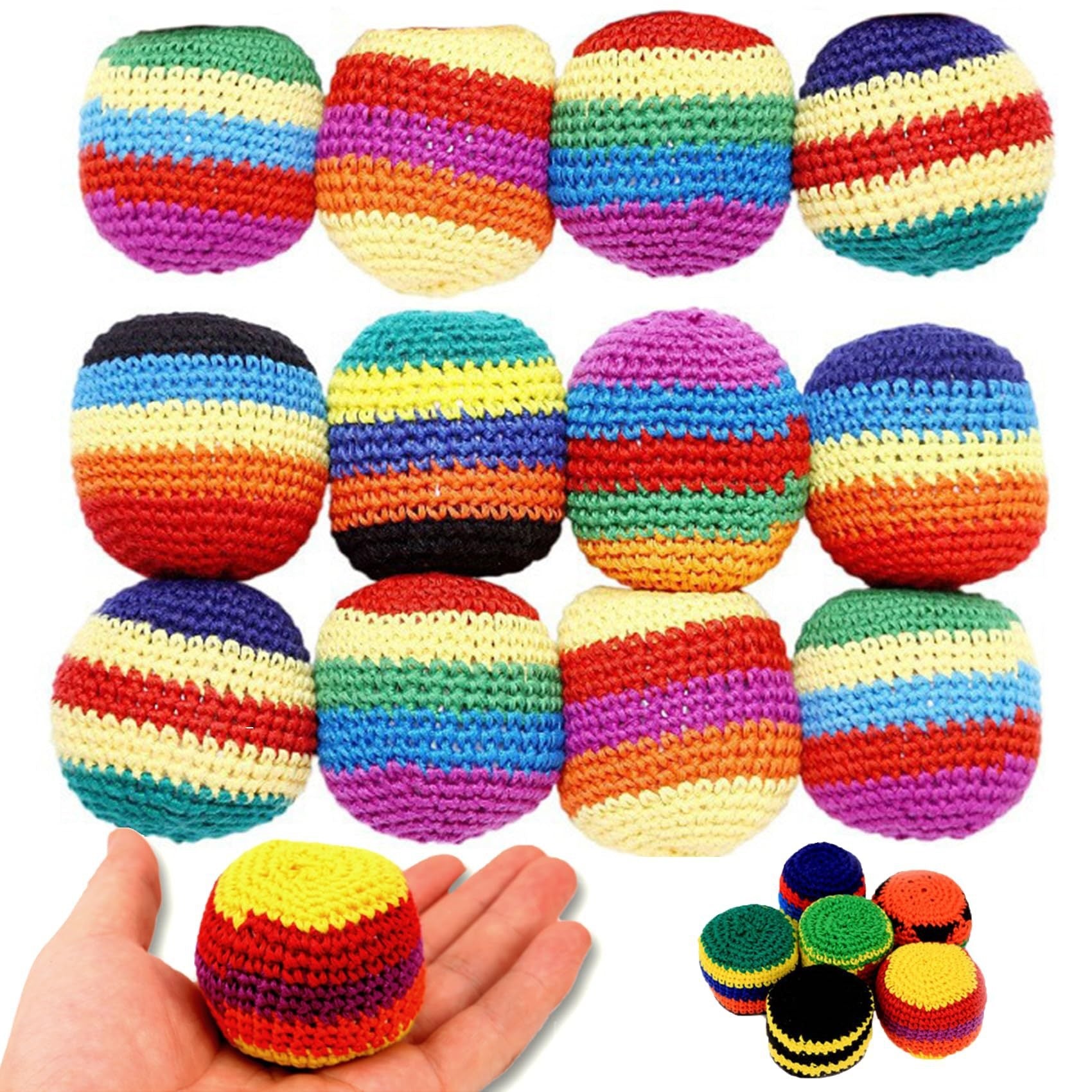 Handwoven Knitted Foot Sandbag
