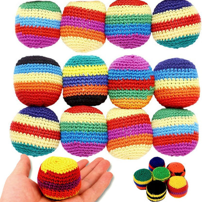 Handwoven Knitted Footbag