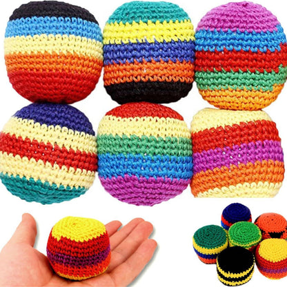 Handwoven Knitted Footbag