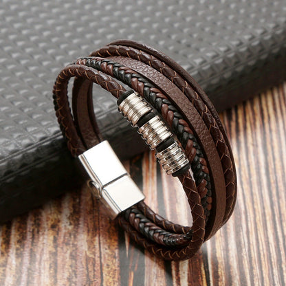Handwoven Leather Bracelet