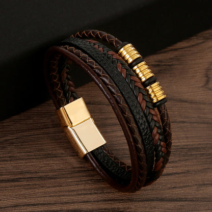 Handwoven Leather Bracelet