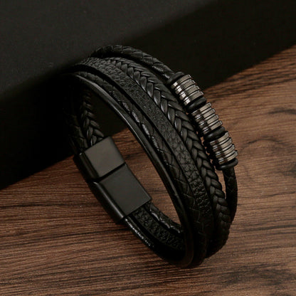 Handwoven Leather Bracelet