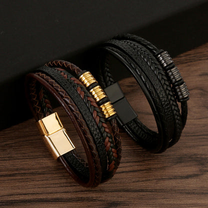 Handwoven Leather Bracelet