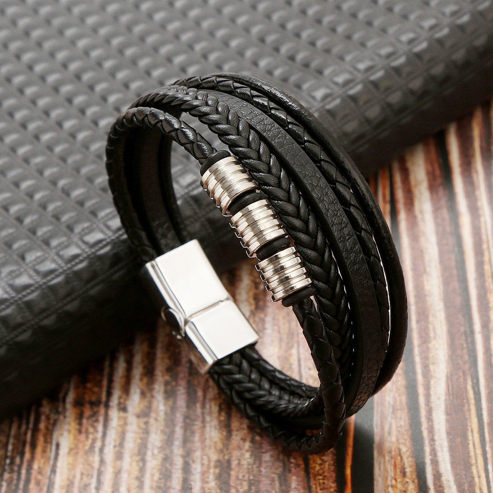 Handwoven Leather Bracelet