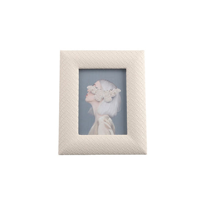 Handwoven Leather Photo Frame