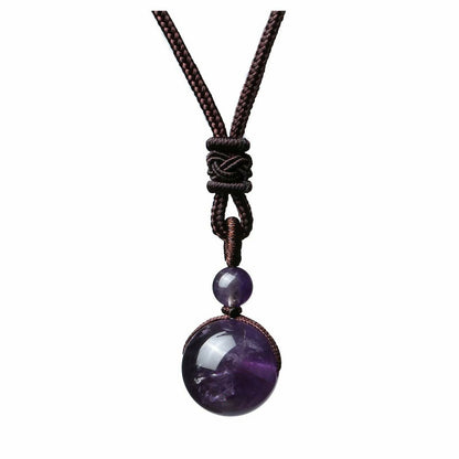 Handwoven Natural Stone Bead Necklace