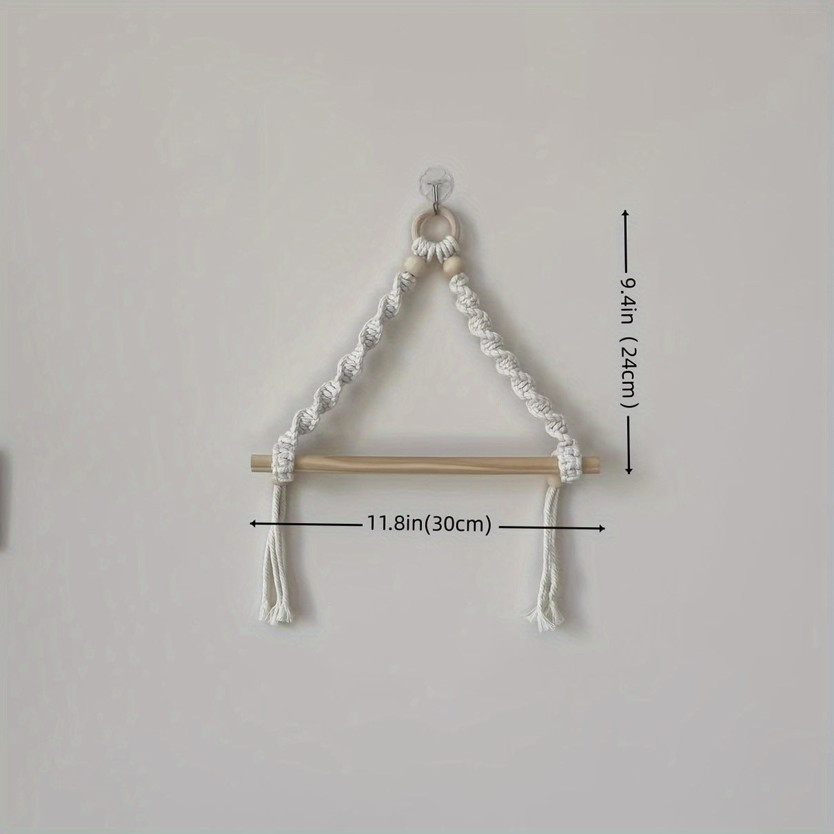 Handwoven Nordic Wall Hanging Towel Rack