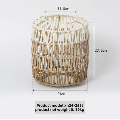 Handwoven Paper Rope Gradient Lampshade