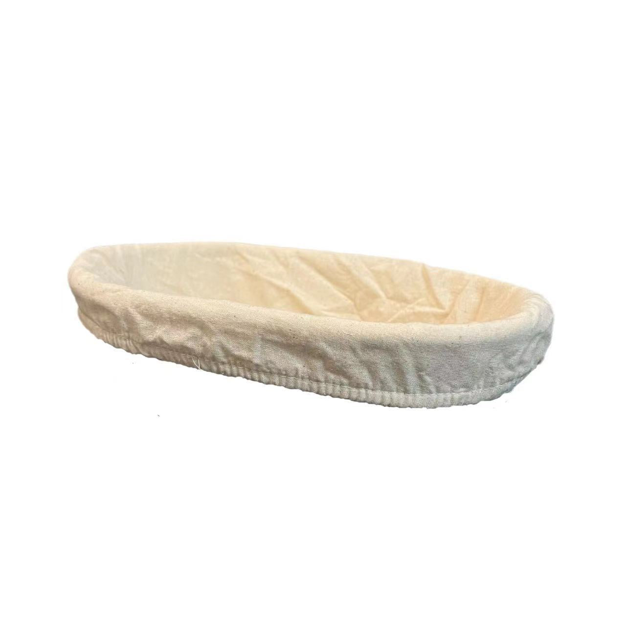 Handwoven Rattan Fermentation Basket with Cloth Cover