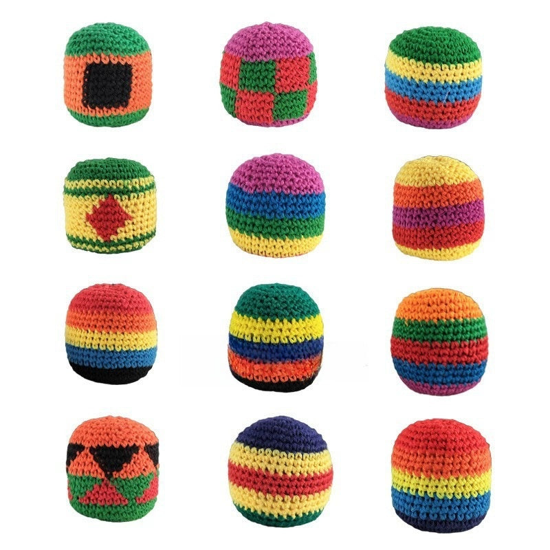 Handwoven Sandbag Toy Balls Set