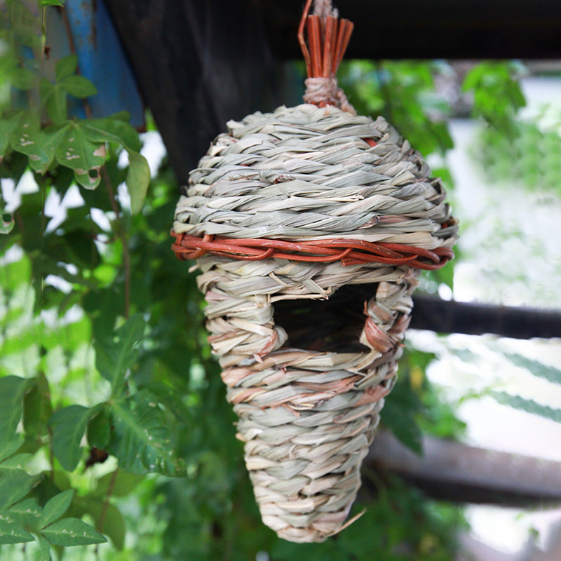 Handwoven Straw Bird’s Nest