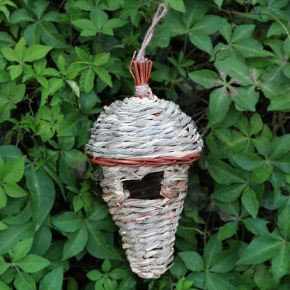 Handwoven Straw Bird’s Nest