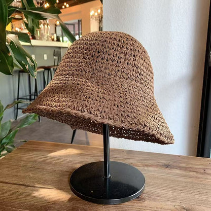 Handwoven Straw Sun Hat for Women