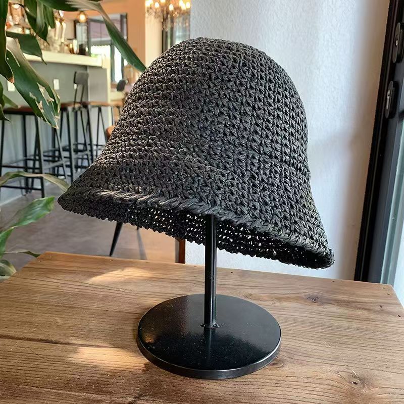 Handwoven Straw Sun Hat for Women