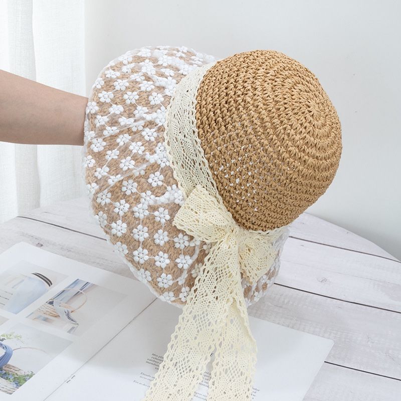 Handwoven Straw Sun Hat for Women