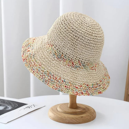 Handwoven Straw Sun Hat for Women