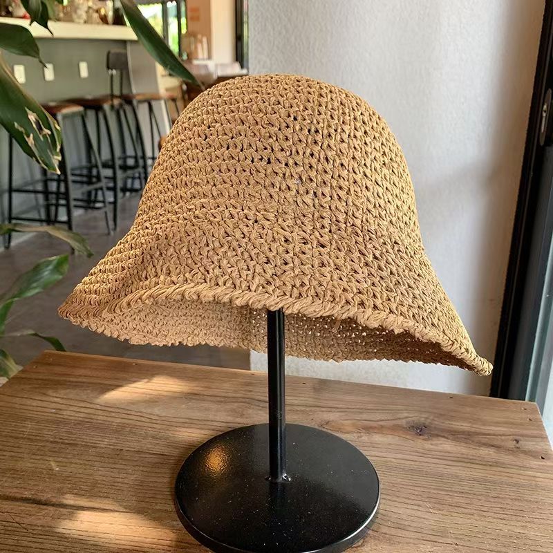 Handwoven Straw Sun Hat for Women