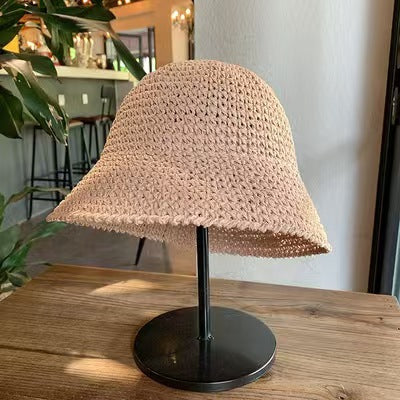 Handwoven Straw Sun Hat for Women