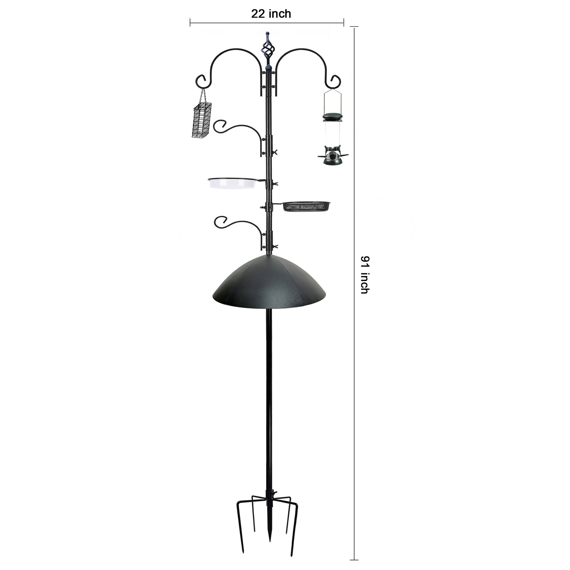 Hang a bird feeder