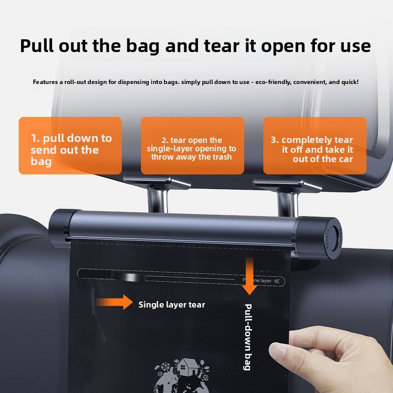 Hanging Car Garbage Bag Holder