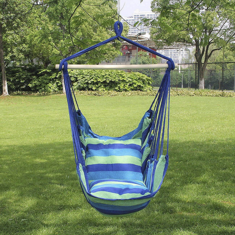 Hanging Chair with Pillows