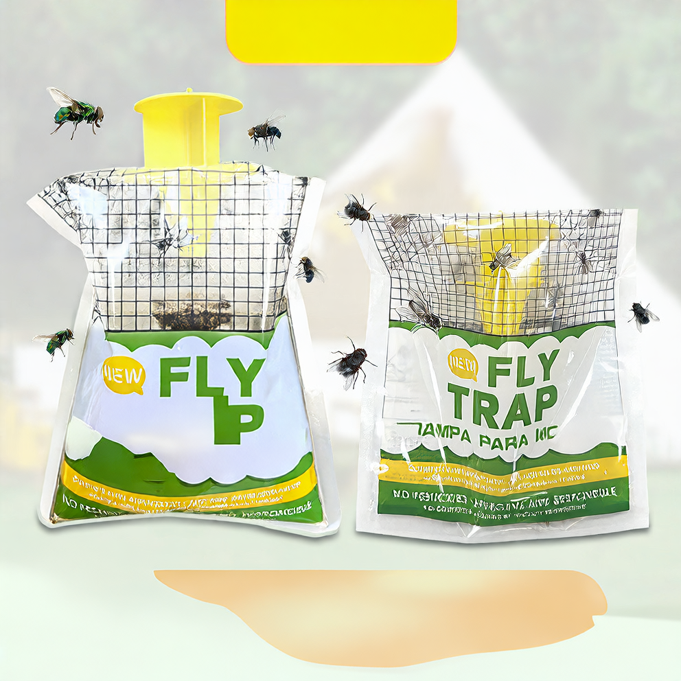 Hanging Fly Trap Bag with Water-Soluble Bait