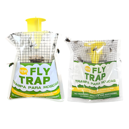 Hanging Fly Trap Bag with Water-Soluble Bait