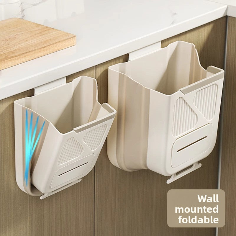 Hanging kitchen trash can