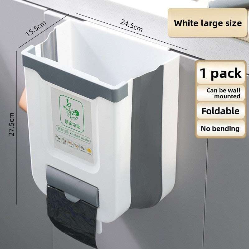 Hanging kitchen trash can