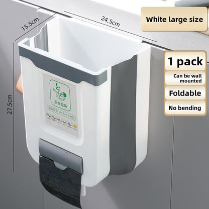 Hanging kitchen trash can