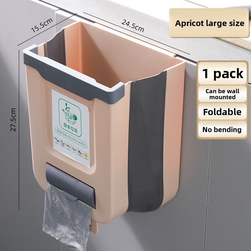 Hanging kitchen trash can