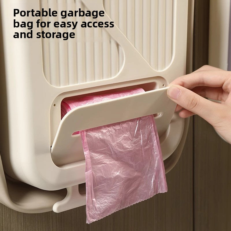 Hanging kitchen trash can