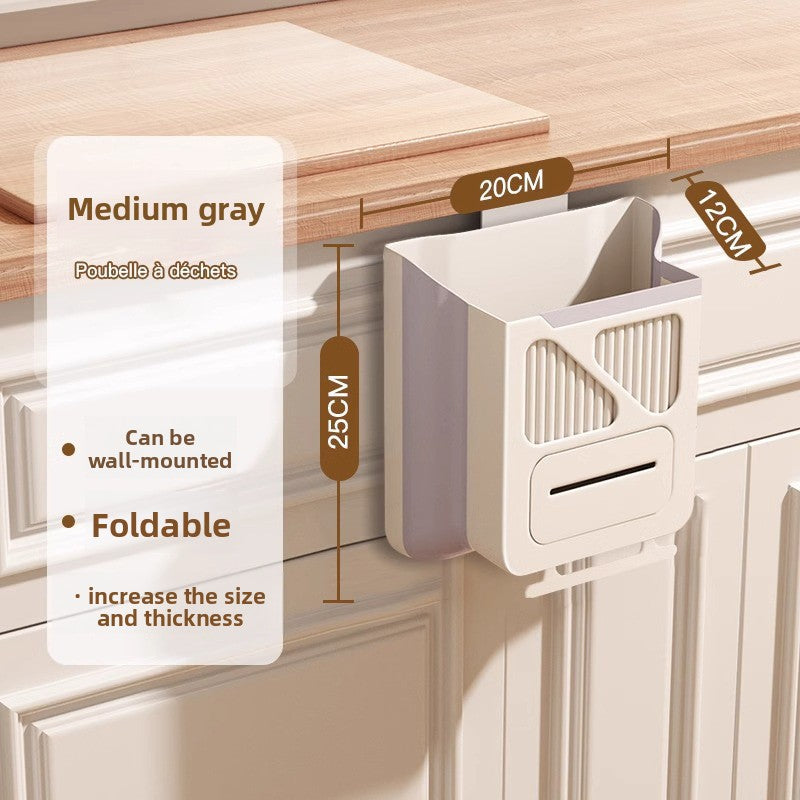 Hanging kitchen trash can